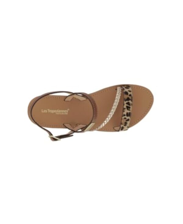 LES TROPEZIENNES PAR M. BELARBI Femme BATRESSE Chaussures Ville Sandale, Leopard Multi, 40 EU – Image 4