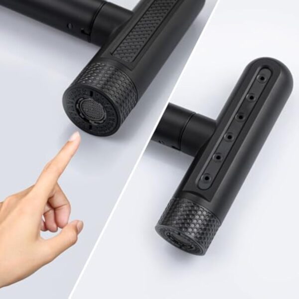 LakeBayMZC Robinet de cuisine avec douchette extractible, robinet de cuisine pivotant à 360°,robinet monocommande cuisine avec 6 jets,noir mat – Image 8