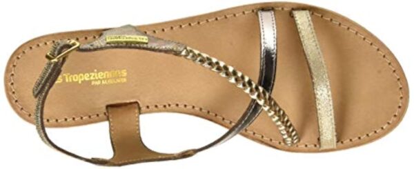 Les Tropeziennes Femme Hanano Sandales/spartiates, Or Or Multi 657, 36 EU – Image 6