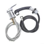 Mitigeur Tand Robinet de douche à main, robinet de salon de coiffure, robinet de lit de frappe, 120 cm tuyau extractible douchette à main pour chaise
