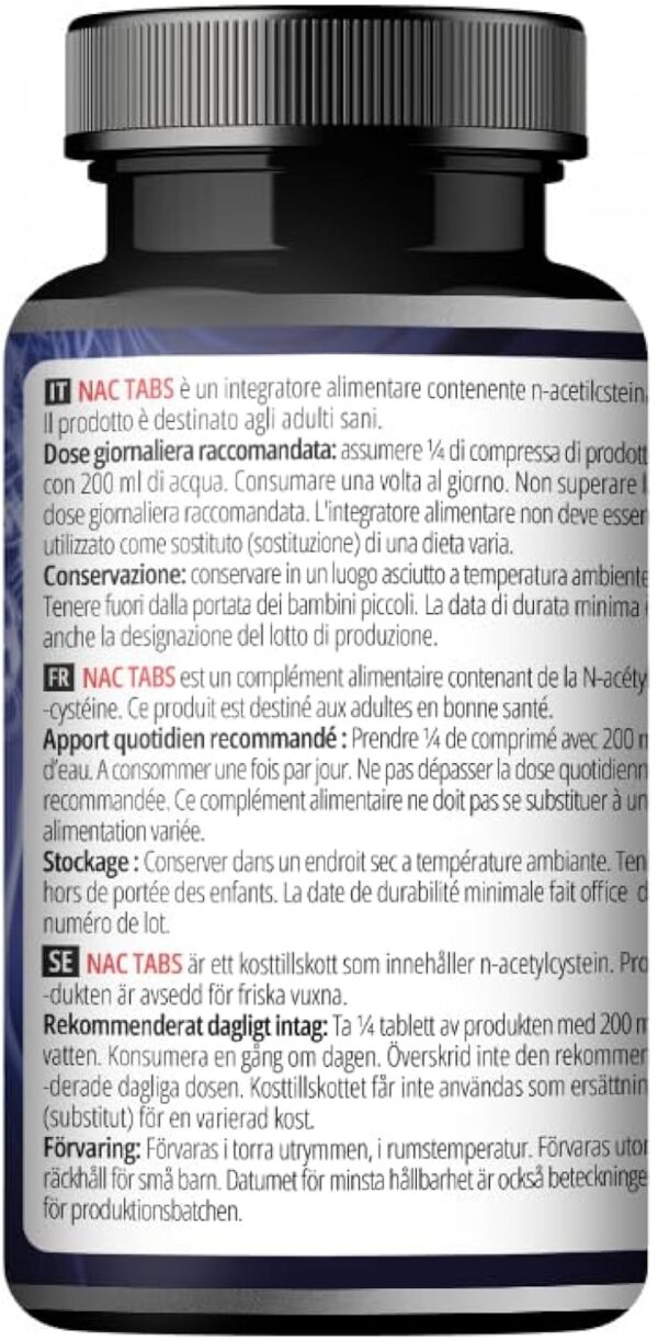 NAC 150 mg - N-Acetyl L-Cysteine 120 comprimés végétaliens - 480 portions - 16 mois d'approvisionnement - Supplément alimentaire d'acides aminés pour soutenir la fonction hépatique - Apollo's Hegemony