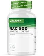 NAC - N-acétyl L-cystéine 240 gélules de 800 mg chacune - 8 mois d'approvisionnement - Forme naturelle - Vegan - Hautement dosé
