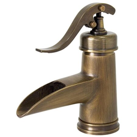 Nostalgie Rétro Lavabo Levier Unique Mitigeur Robinet Antique Laiton Sanlingo