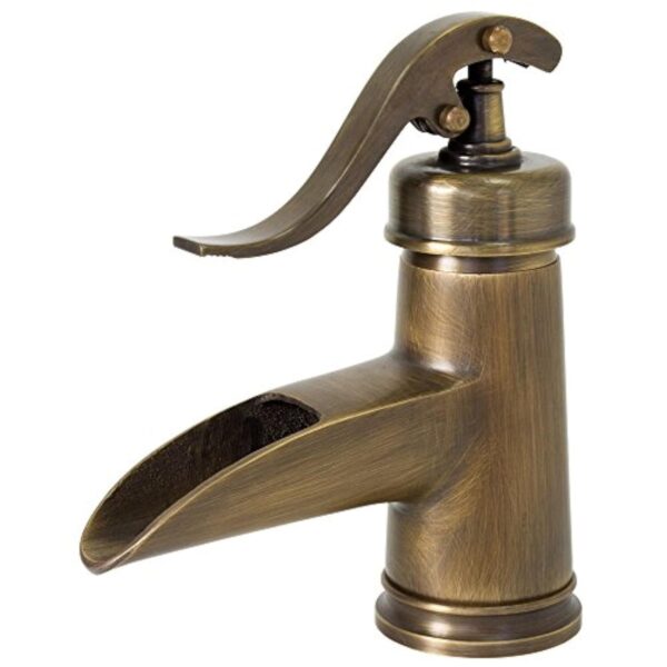 Nostalgie Rétro Lavabo Levier Unique Mitigeur Robinet Antique Laiton Sanlingo