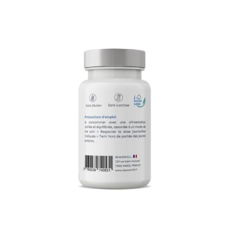 Pack 2 piluliers NAC N. Acétylcystéine | 120 gélules végétales pour 4 mois | Source naturelle | BEAVERHILL | Vegan | Antioxydant | Fabriqué en France