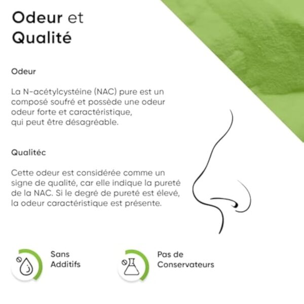 Poudre NAC | 300 g par sachet | 12 mois de stock | Cuillère doseuse | N-acétyl L-cystéine | Végétalien | Testé en laboratoire | Hautement dosé – Image 6