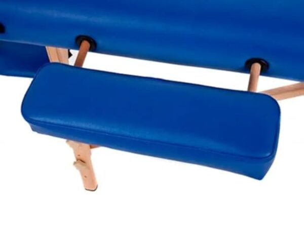 QUIRUMED Table de Massage Pliable en Bois Easy, Couleur Blanche, 186 x 66 cm, Table de Massage, Massage physiothérapie, Similicuir tête articulée, Hauteur réglable, 2 Corps – Image 6