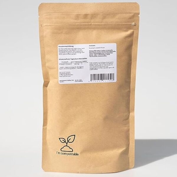 Sanuvit® - NAC poudre | 150 g par sachet | N-acétyl-L-cystéine | Haute biodisponibilité et tolérance | Végétalien – Image 3