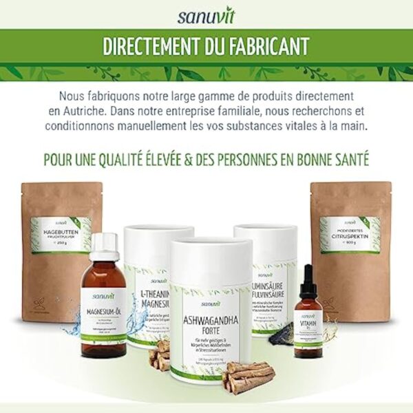 Sanuvit® - NAC poudre | 150 g par sachet | N-acétyl-L-cystéine | Haute biodisponibilité et tolérance | Végétalien – Image 9