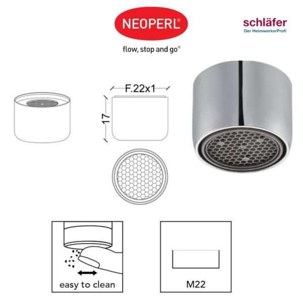 Schläfer 3460110 - Robinet de Cuisine Mural Antique avec Deux Poignets Mélangeur de Cuisine Bec Orientable Robinet Évier de Cuisine Rétro Double Poignées Vintage, Chromé, Argent – Image 6