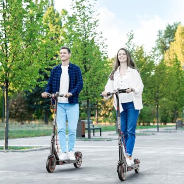 TODIMART T3 Trotinette Electrique Adulte Ultra Legere, Moteur 350W/25KM/H Autonomie 35KM Batterie 36V 7.8Ah,Trottinette électrique Pliable pneus nid d'abeille increvables, Charge 120kg – Image 7