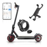 Trotinette Electrique Adulte, Pliable Scooter électrique de 8,5 Pouces en Alliage d'aluminium, Autonomie de 30 km, Batterie de 387 Wh, Charge maximale de 120 kg