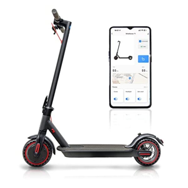 Trotinette Electrique Adulte, Pliable Scooter électrique de 8,5 Pouces en Alliage d'aluminium, Autonomie de 30 km, Batterie de 387 Wh, Charge maximale de 120 kg – Image 7