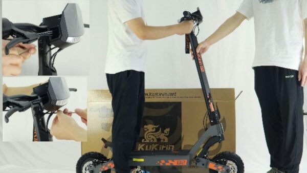 Trottinette électrique Pliable Kukirin G2, Moteur 800 W, Batterie 48 V 15 Ah, pneus 10 Pouces, autonomie 55 km, écran Tactile, Freins à Disque Avant et arrière – Image 8