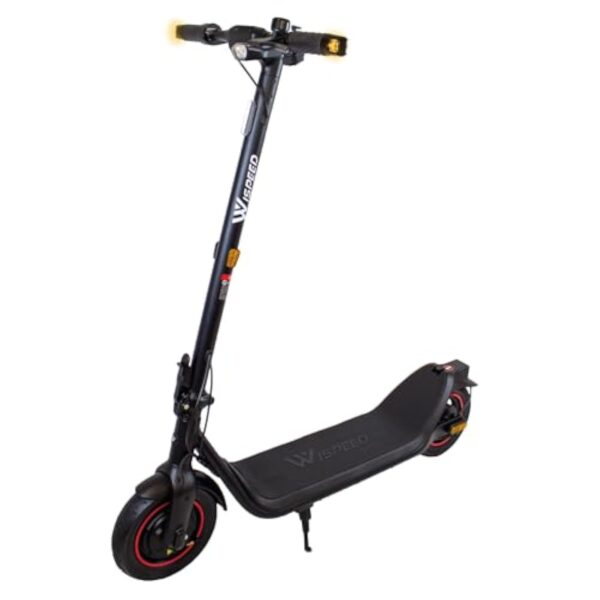 Wispeed - C10-55 Max - Trotinette Électrique pour Adultes - Roues 10" - Autonomie Max 55km - IPX5 - Scooter électrique - Moteur 350 W - Noir