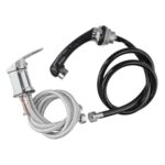 Zeroupshop Ensemble de robinet mitigeur avec tuyau de 80 cm pour chaise de coiffeur, station de shampooing, douchette à main extractible, 3 raccords