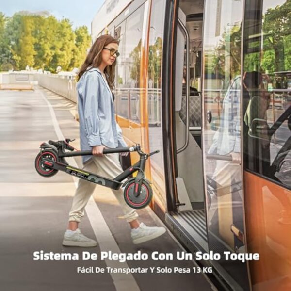 iScooter i8 Trottinette Électrique pour Adolescents Et Adultes, Moteur 35 O, Autonomie De 20-30KM, Max 25 KM/H, Batterie 280,8WH, Freinage Double, 3 Modes De Vitesse, Déplacements Quotidiens – Image 6