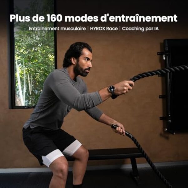 Amazfit Active 2 Smart Watch 44mm, AI, Contrôle Vocal, GPS et Cartes incluses, Batterie 10 Jours, Montre Intelligente, 160+ Modes Sportifs, 5 ATM Water Resistant pour Android et iPhone – Image 5