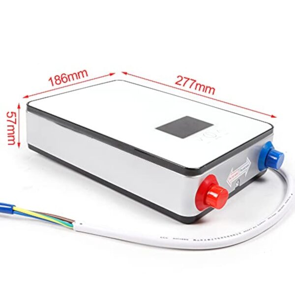 Chauffe-Eau Instantané électrique 6500W chauffe-eau sans réservoir warmwasserspeicher Chauffe-eau électrique Convient pour la douche, la salle de bains cuisine et la caravanes – Image 5