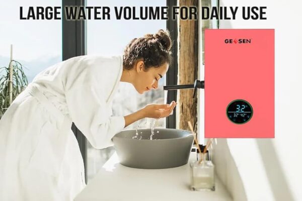 Mise à niveau du chauffe - eau électrique sans fente 9kw240v, économie d'énergie de l'eau chaude sans pôle auto - ajustable à la demande, affichage numérique de la maison entière résidentielle