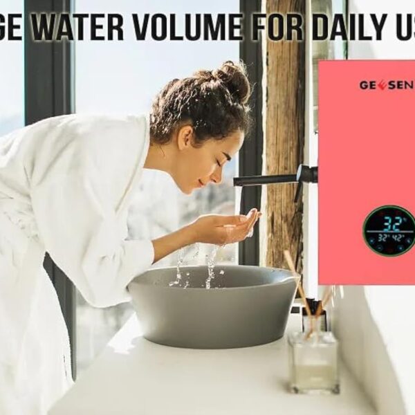 Mise à niveau du chauffe - eau électrique sans fente 9kw240v, économie d'énergie de l'eau chaude sans pôle auto - ajustable à la demande, affichage numérique de la maison entière résidentielle