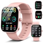 Montre Connectée Homme Femme avec Appel Bluetooth, 1.91" HD Smartwatch avec 110+ Modes Sportifs, Etanche IP68 Montre Sport avec Cardiofrequencemetre/Moniteur de Sommeil/Podometre pour Android/iOS