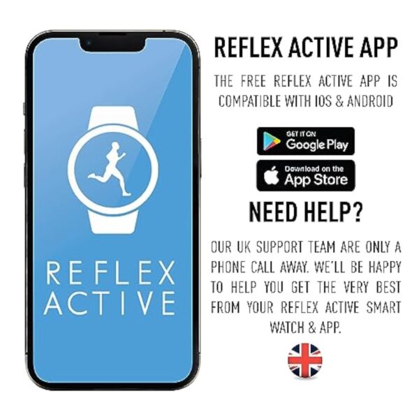 Reflex Active Montre connectée RA12-2154 Series 12 - Bleu, Bleu Marine, Moderne – Image 8