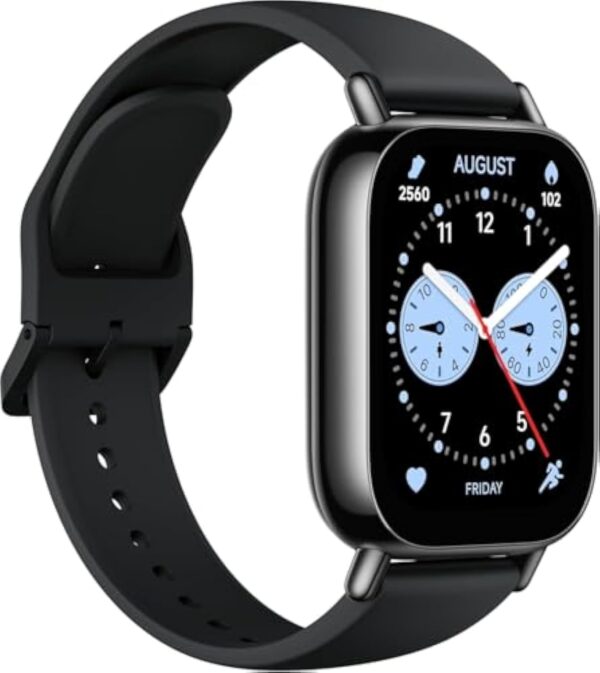 Xiaomi Redmi Watch 5 Lite Smartwatch - Écran AMOLED 1,96", GPS intégré, 18 Jours d'Autonomie, plus de 150 séances d'entraînement, résistance à la baignade 5ATM, appels Bluetooth, Garantie 2 Ans (Noir) – Image 2