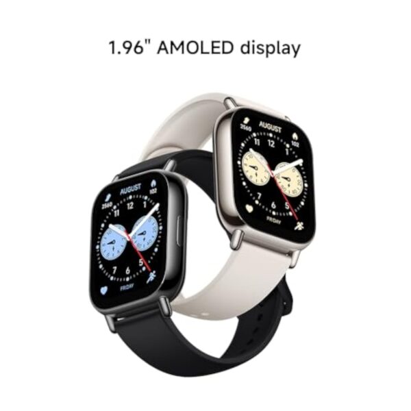 Xiaomi Redmi Watch 5 Lite - Écran Amoled 1,96", GPS intégré, 18 Jours d'Autonomie, Appels Bluetooth, Étanche 5ATM, Suivi Santé (Cardiaque, SPO₂, Sommeil), Garantie 2 Ans (Noir) – Image 5