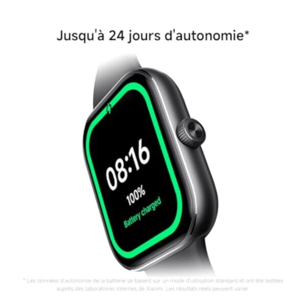 Xiaomi Redmi Watch 5-Montre Connectée, Suivi du Sport et Fitness, Ecran AMOLED 2,07", jusqu'à 24 Jours d'autonomie, 150+ Modes de Sport, Surveillance de la fréquence Cardiaque, Suivi du Sommeil, Gris – Image 7