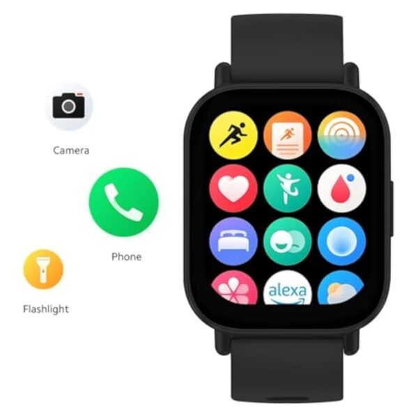 Xiaomi Redmi Watch 5 Lite Smartwatch - Écran AMOLED 1,96", GPS intégré, 18 Jours d'Autonomie, plus de 150 séances d'entraînement, résistance à la baignade 5ATM, appels Bluetooth, Garantie 2 Ans (Noir) – Image 8