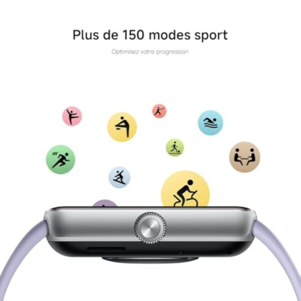Xiaomi Redmi Watch 5-Montre Connectée, Suivi du Sport et Fitness, Ecran AMOLED 2,07", jusqu'à 24 Jours d'autonomie, 150+ Modes de Sport, Surveillance de la fréquence Cardiaque, Suivi du Sommeil, Gris – Image 11