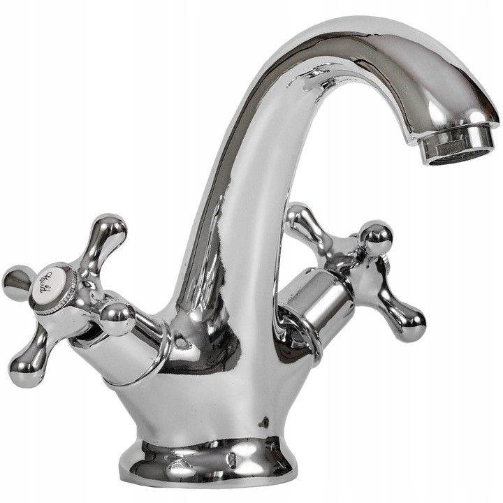 Robinet de lavabo couleur Chrome de marque AQUI