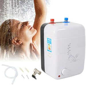 10L Chauffe-Eau Electrique 220V 1500W Ballon d'eau chaude Instantané Convertir de l'Eau froide en Eau chaude pour Laver Température Réglable pour Cuisine Salle