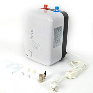 10L Chauffe-Eau Electrique 220V 1500W Ballon d'eau chaude Instantané Convertir de l'Eau froide en Eau chaude pour Laver Température Réglable pour Cuisine Salle