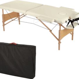 Table de massage 2 zones table de massage pliante bois, table esthéticienne