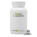 ACÉTYL L - CARNITINE * 500 mg / 60 comprimés * Cardiovasculaire (glucose), Cerveau, Équilibre émotionnel, Performances sportives, Vision * Garantie Satisfait ou Remboursé * Fabriqué en France