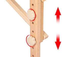 Abician Table de Massage Pliante Réglable en 8 Hauteurs Table de Massage Portable 3 Sections Pieds en Bois Massif Dossier Têtière Repose-Bras Hamac 213 x 80 x 84,5 cm Rose