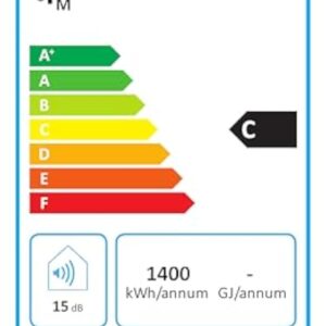 Aquamarin® Chauffe Eau Electrique - Capacité 50L, 220-240V, 1,5kW, Max 75°C, Economie d'Energie, Thermostat, Montage Vertical, Acier Emaillé - Chaudière Electrique, Réservoir, Salle de Bain