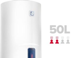 Ariston Lydos R - Chauffe-Eau électrique Vertical avec régulation Externe + Titane dans réservoir 48 x 45 x 56,8 cm Fabriqué pour Installation en Espagne 50 l