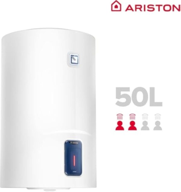 Ariston Lydos R - Chauffe-Eau électrique Vertical avec régulation Externe + Titane dans réservoir 48 x 45 x 56,8 cm Fabriqué pour Installation en Espagne 50 l – Image 3