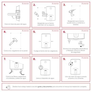 Ariston Lydos R - Chauffe-Eau électrique Vertical avec régulation Externe + Titane dans réservoir 48 x 45 x 56,8 cm Fabriqué pour Installation en Espagne 50 l