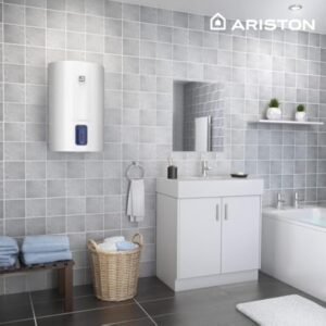 Ariston Lydos R - Chauffe-Eau électrique Vertical avec régulation Externe + Titane dans réservoir 48 x 45 x 56,8 cm Fabriqué pour Installation en Espagne 50 l