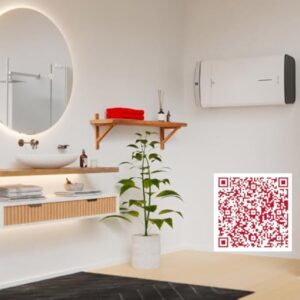 Ariston VELIS DUNE 80 litres - Chauffe-eau électrique Ultra-Plat - 13% d’Economies d’Energie - Conçu et fabriqué pour être installé en France.