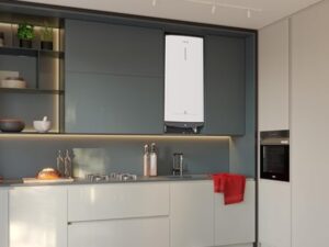 Ariston VELIS DUNE 80 litres - Chauffe-eau électrique Ultra-Plat - 13% d’Economies d’Energie - Conçu et fabriqué pour être installé en France.