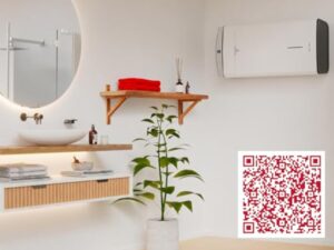 Ariston VELIS DUNE 65 litres - Chauffe-eau électrique Ultra-Plat - 13% d’Economies d’Energie - Conçu et fabriqué pour être installé en France.