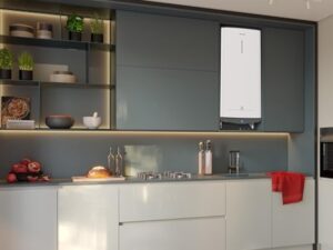 Ariston VELIS DUNE 45 litres - Chauffe-eau électrique Ultra-Plat - 13% d’Economies d’Energie - Conçu et fabriqué pour être installé en France.