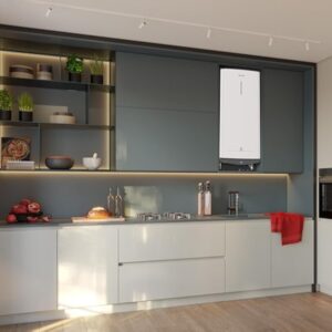 Ariston VELIS DUNE 45 litres - Chauffe-eau électrique Ultra-Plat - 13% d’Economies d’Energie - Conçu et fabriqué pour être installé en France.