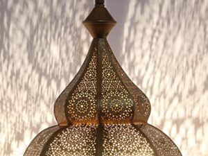 Casa Moro Hayat LN2030 - Lampe orientale - Hauteur : 54 cm - Style marocain - Style bohème chic - Pour chambre d'enfant ou chambre à coucher - Fabriquée à la main