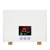 Chauffe-Eau Instantané 3KW Mini Chauffe-Eau Électrique Sans Réservoir Mural avec Affichage LED Réglage de la Température à 3 Niveaux Télécommande pour Maison Cuisine Salle de Bains
